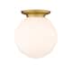 Option Brushed Brass / Matte White