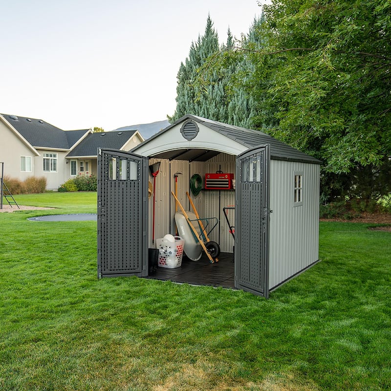 Lifetime Classic 8 Ft. x 10 Ft. Outdoor Storage Shed (60469)