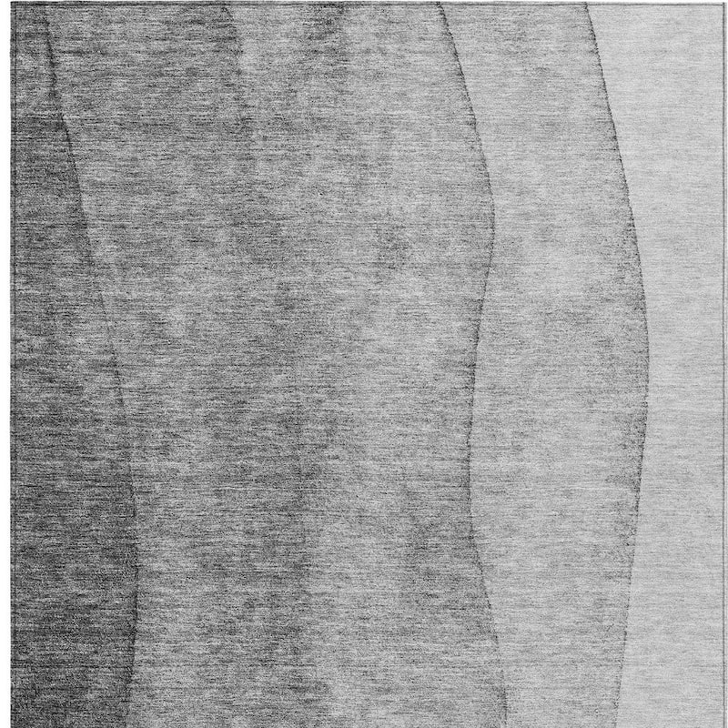 HomeRoots Ombre Transitional Rectangle Outdoor Rug