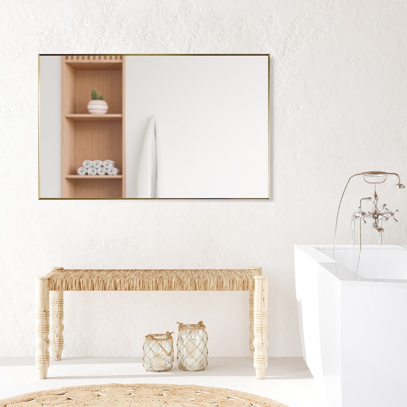 Altair Sassi Bathroom/Vanity Aluminum Framed Wall Mirror