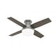 preview thumbnail 11 of 26, Hunter 44" Dempsey Flush Mount Ceiling Fan with LED Light, Handheld Remote - Modern, Contemporary, Transitional, Industrial