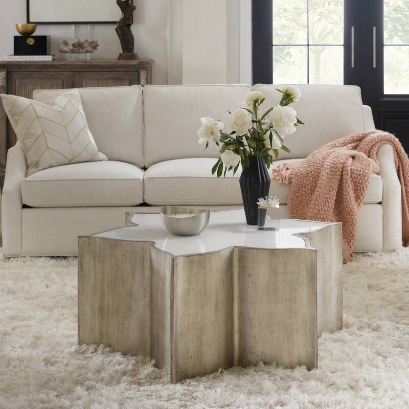 Hooker Furniture C Est La Vie 44" Wide Holly Wood Glam Flower Shaped