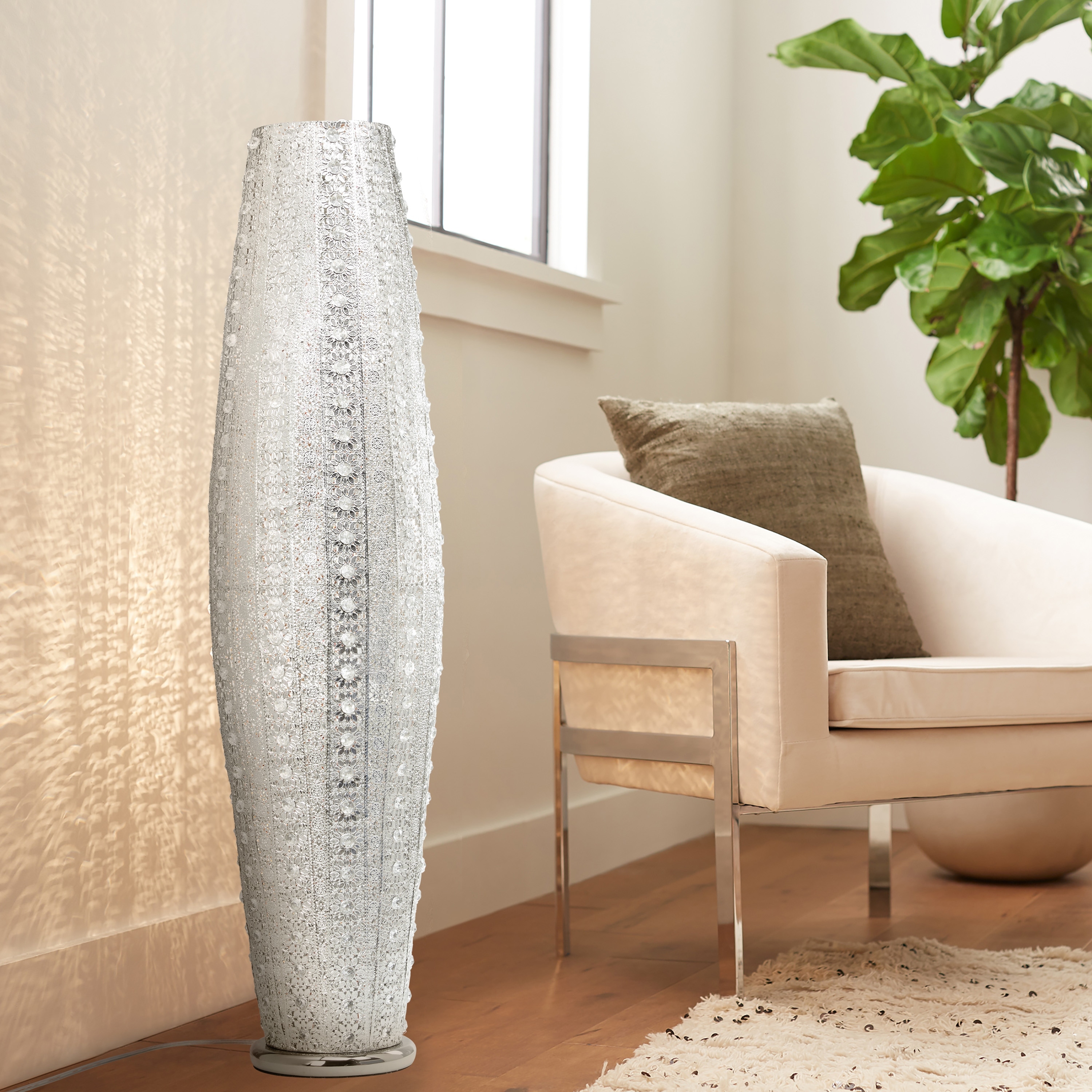 River of Goods Brielle 43.5-inch 2-light Floor Lamp
