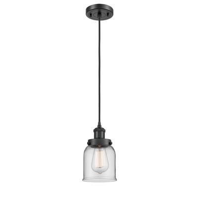Innovations Lighting Small Bell 5" Wide Mini Pendant - Cord Hung