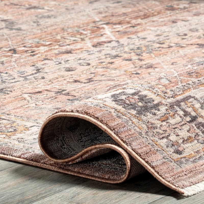 Nuloom Sorsha Persian Traditional Fringe Area Rug
