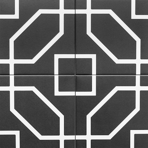 The Tile Life Gatsby 6x6 Porcelain Patterned Wall & Floor Tile