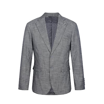Tahari Slim Fit Houndstooth Blazer