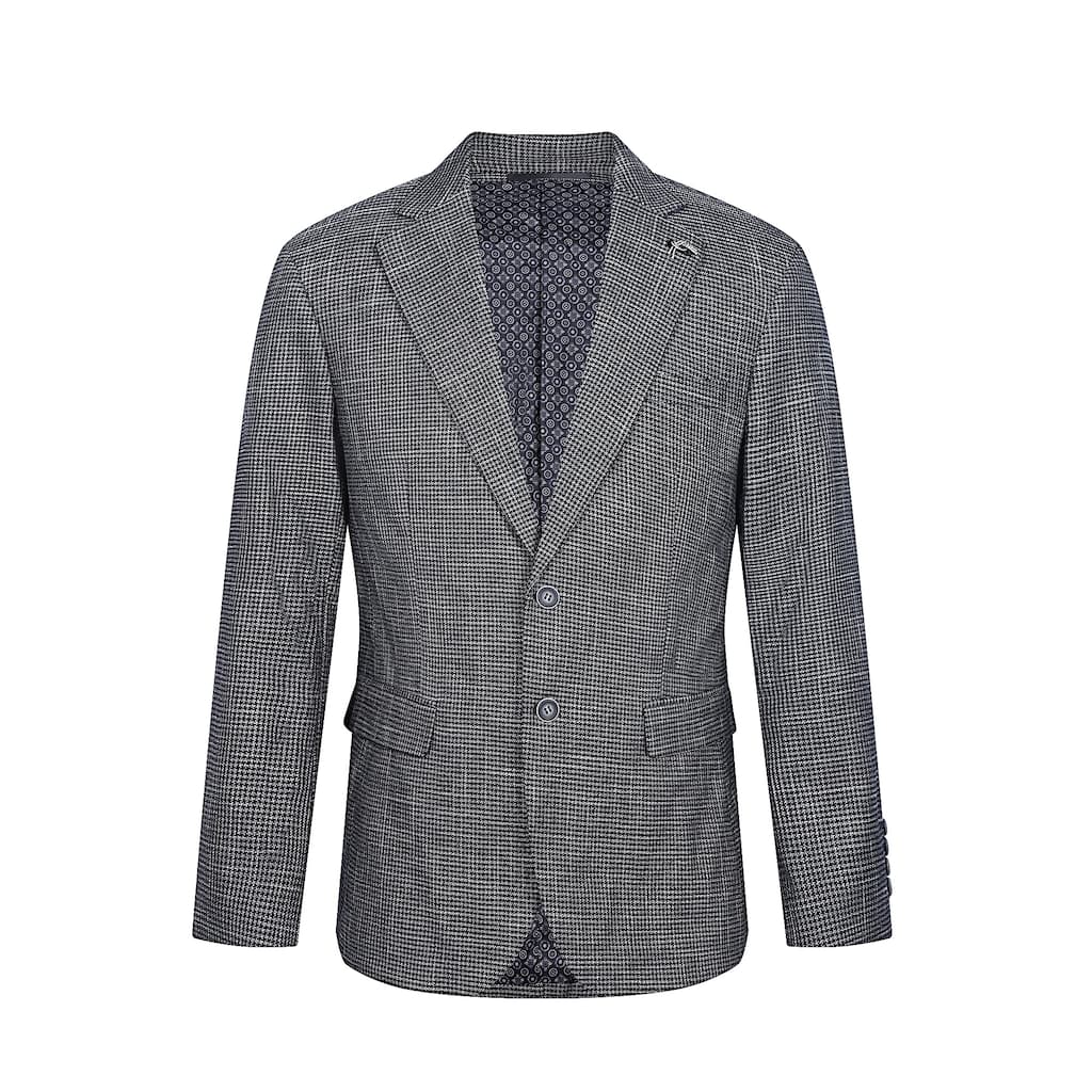Tahari Slim Fit Houndstooth Blazer