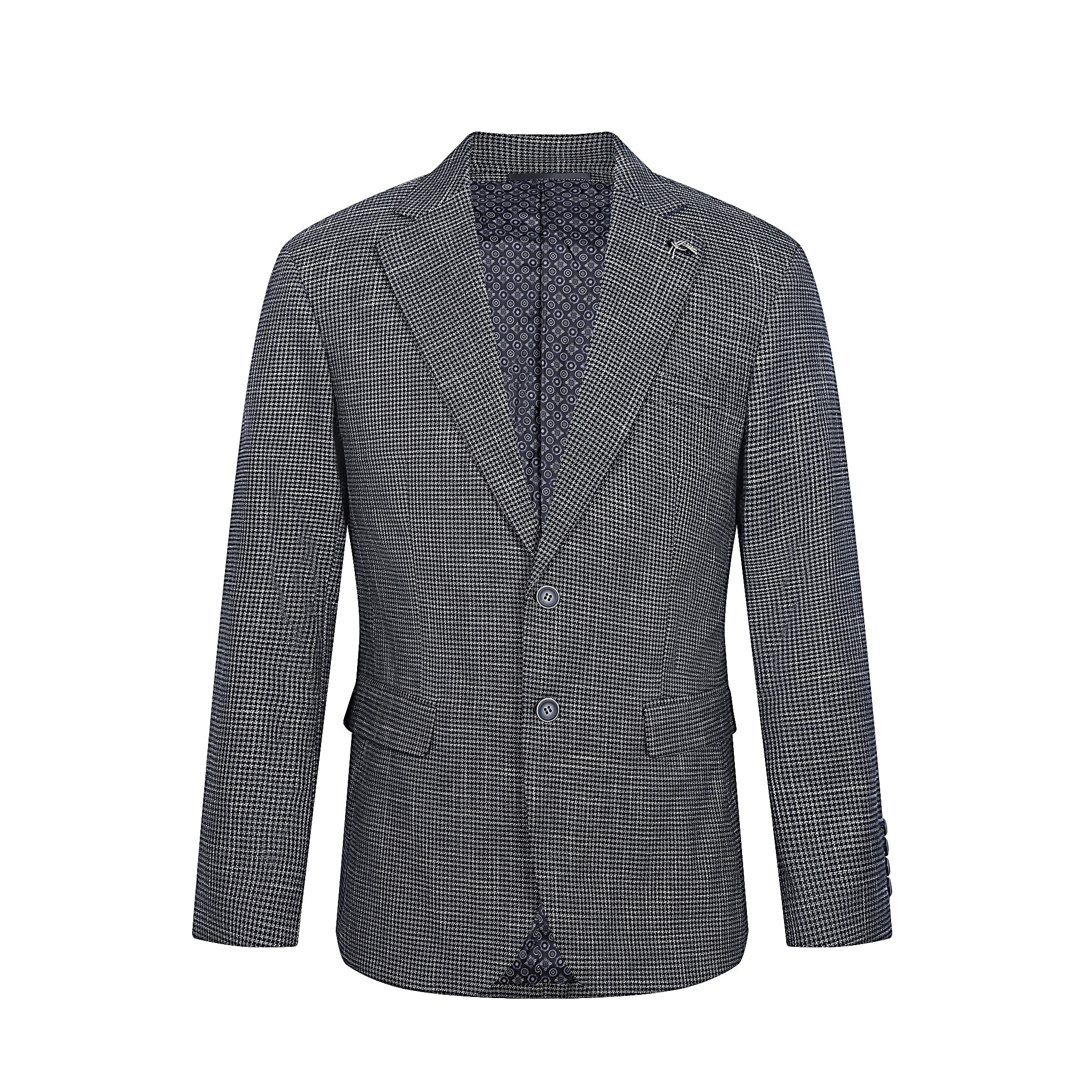 Tahari Slim Fit Houndstooth Blazer