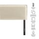 preview thumbnail 3 of 52, Camille Upholstered Striped Linen Blend Headboard