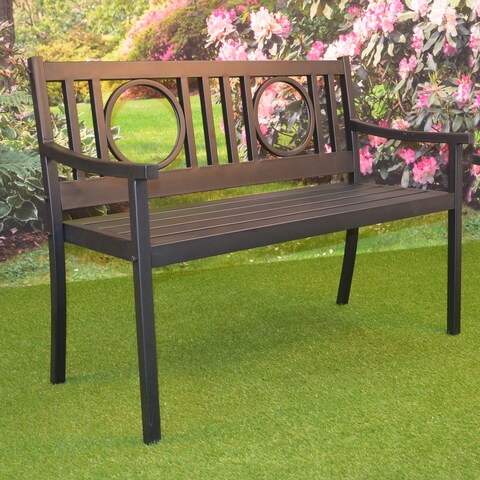 Nelson Outdoor Metal Bench