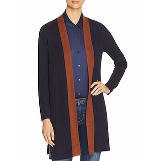 navy blue duster sweater