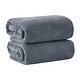 preview thumbnail 179 of 184, 100% Cotton Acacia Collection Ultra Absorbant Popcorn Bath Towels Bath Sheet (Pack of 2) - Chambray Blue
