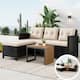 Wicker Patio Furniture Sets - 3 Piece Rattan Outdoor Sectional Sofa Set