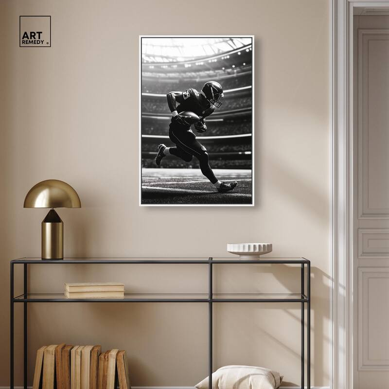 Football Stadium Canvas by Art Remedy