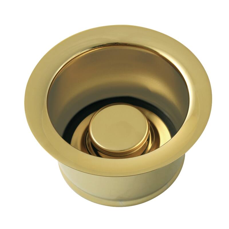 Extended Disposal Flange - Polished Brass