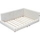 preview thumbnail 18 of 18, Upholstered Floor Platform Bed Frame with USB Ports and LED,Full Size聽