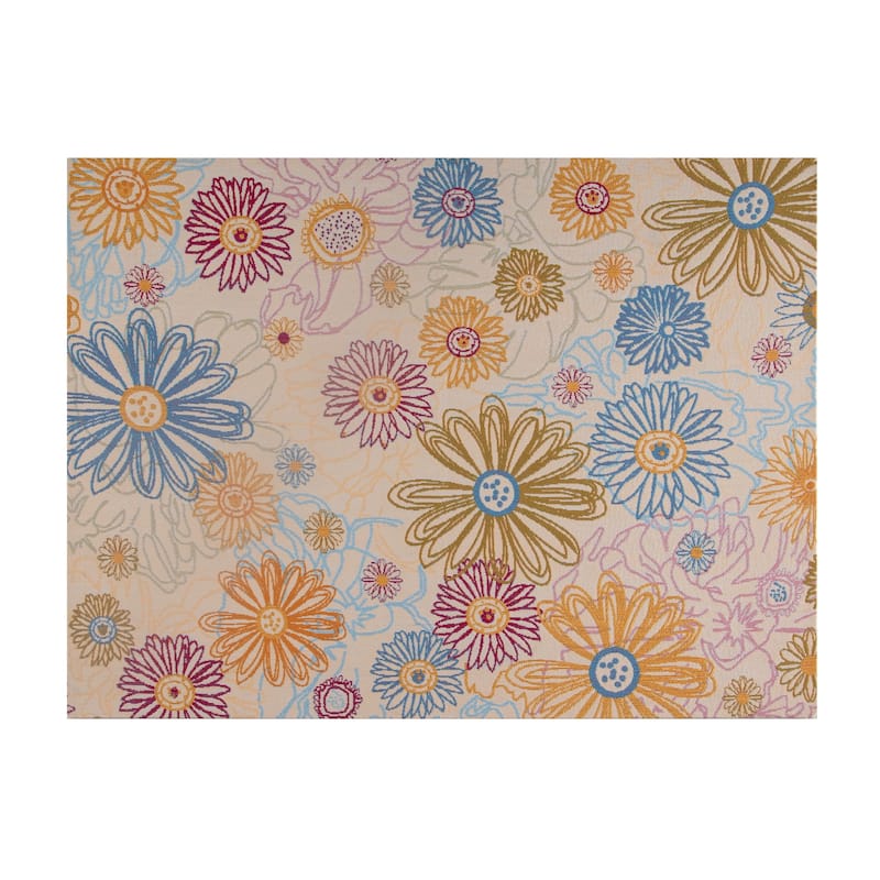 Jani 36"x48" Rug'd Chair Mat-Rug Style Office Chairmat for Carpet & Hard Floors| 0.25" Thick |Non-Slip, Foldable Desk Chair Mat - Keukenhof