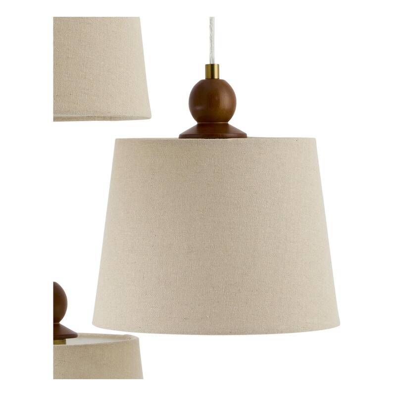 Livabliss Wiluna Rustic Chandelier - 20"L x 20"W x 59"H