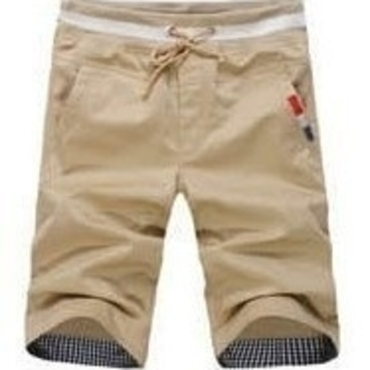 Shop Fashion Cotton Trousers Solid Beach Shorts Men S Top Quality