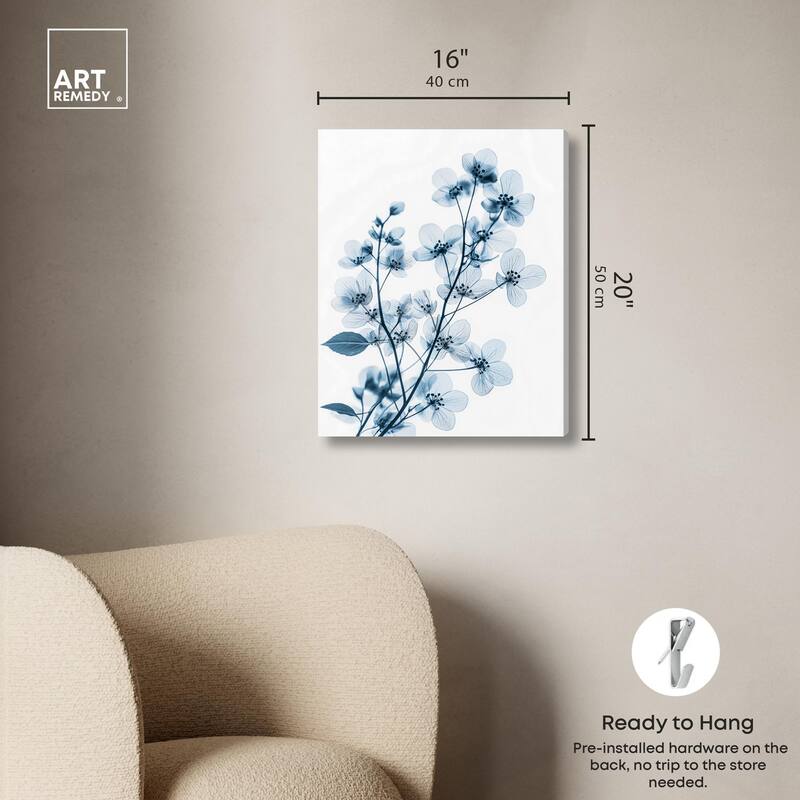 Translucent Petals I Canvas by Art Remedy, Gallery Wrapped