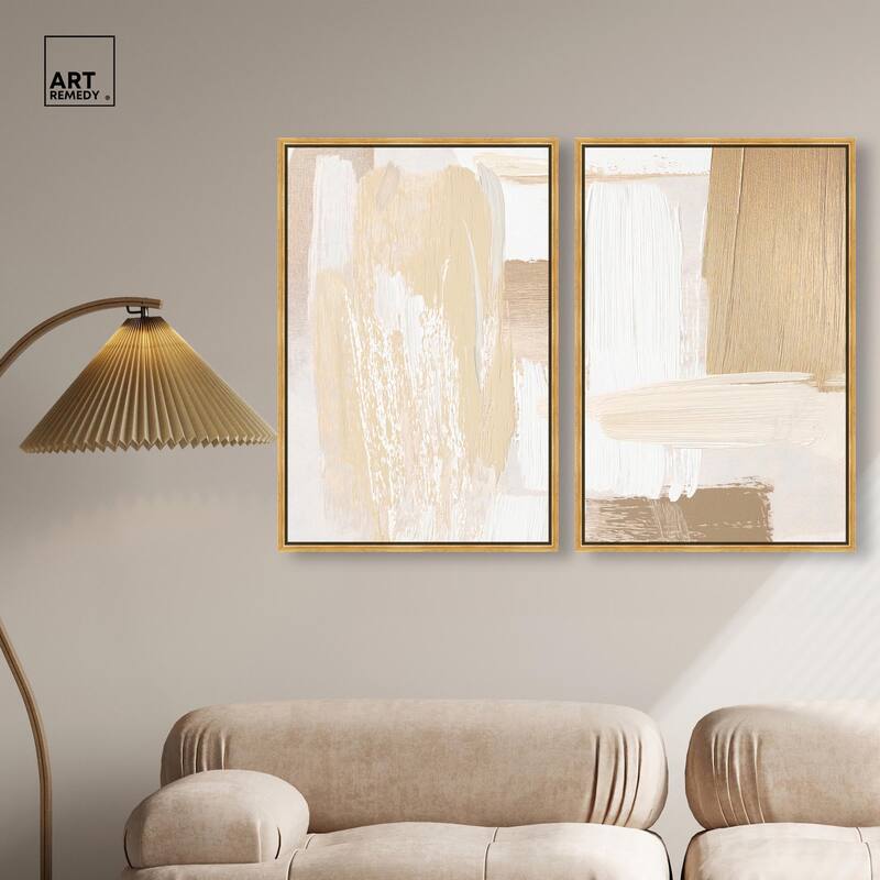 Tactile Textures II Canvas Set of 2 by Art Remedy
