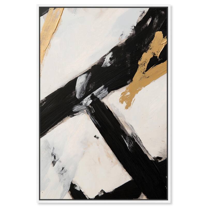 Dichotomy II Canvas by Art Remedy - White - 36" x 54"