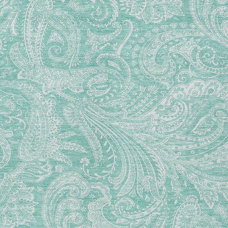 HomeRoots Paisley Transitional Rectangle Outdoor Rug