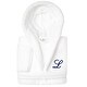 preview thumbnail 70 of 100, Sweet Kids 100% Polyester SUPER PLUSH Double Brushed Hooded Bathrobe with Navy Script Monogram L - Large