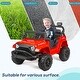 preview thumbnail 24 of 29, EROMMY Motorized Kids Ride on Jeep Car, 12V 4.5AH Battery Powered Electric Vehicle with 2.4G Remote Control, Light and Music