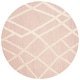 preview thumbnail 11 of 10, SAFAVIEH Handmade Kids Geta Wool Rug 5' Round - Pink/Ivory