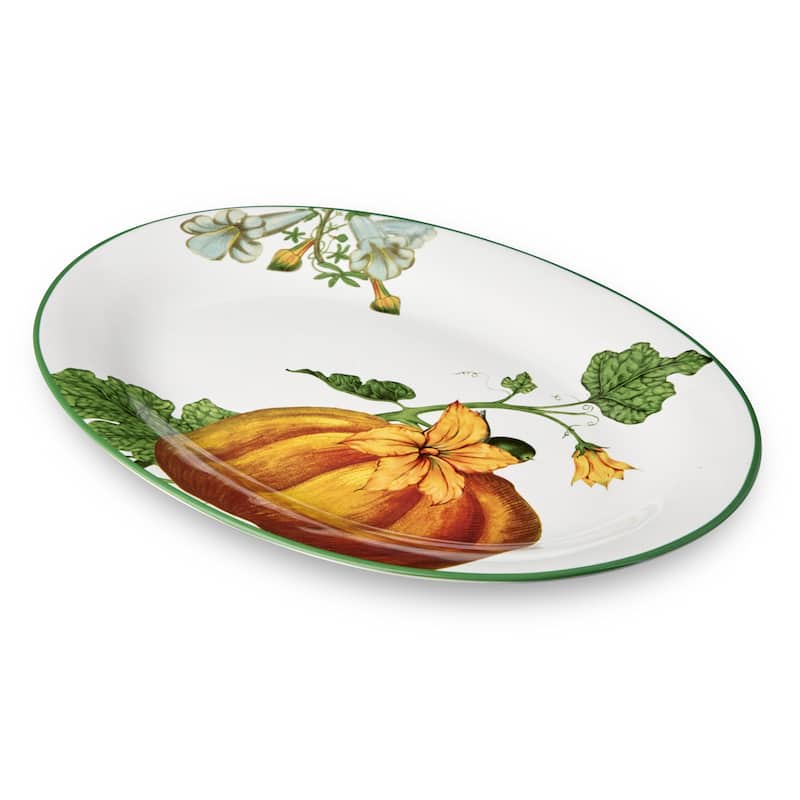 Certified Harvest Fields Oval Platter 14" x 10"