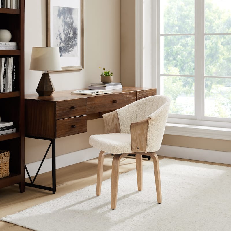 Art Leon Bentwood Swivel Dining Chairs