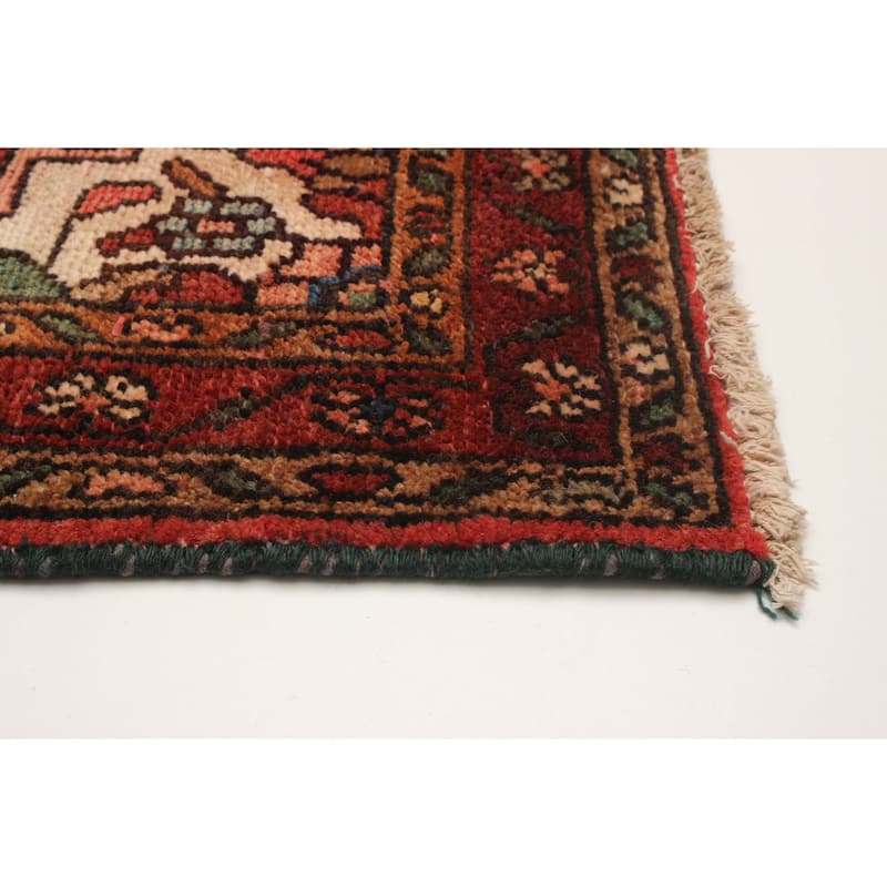 ECARPETGALLERY Hand-knotted Andelz Dark Copper Wool Rug - 3'6 x 10'2