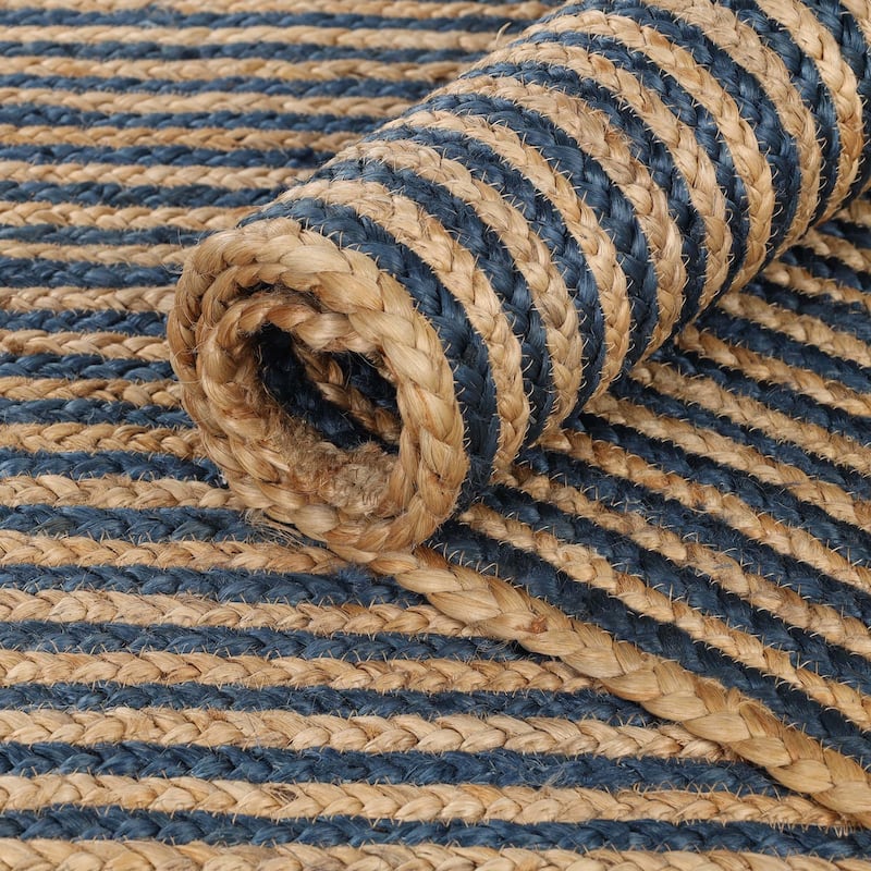 Superior Braided Jute Reversible Indoor Outdoor Area Rug