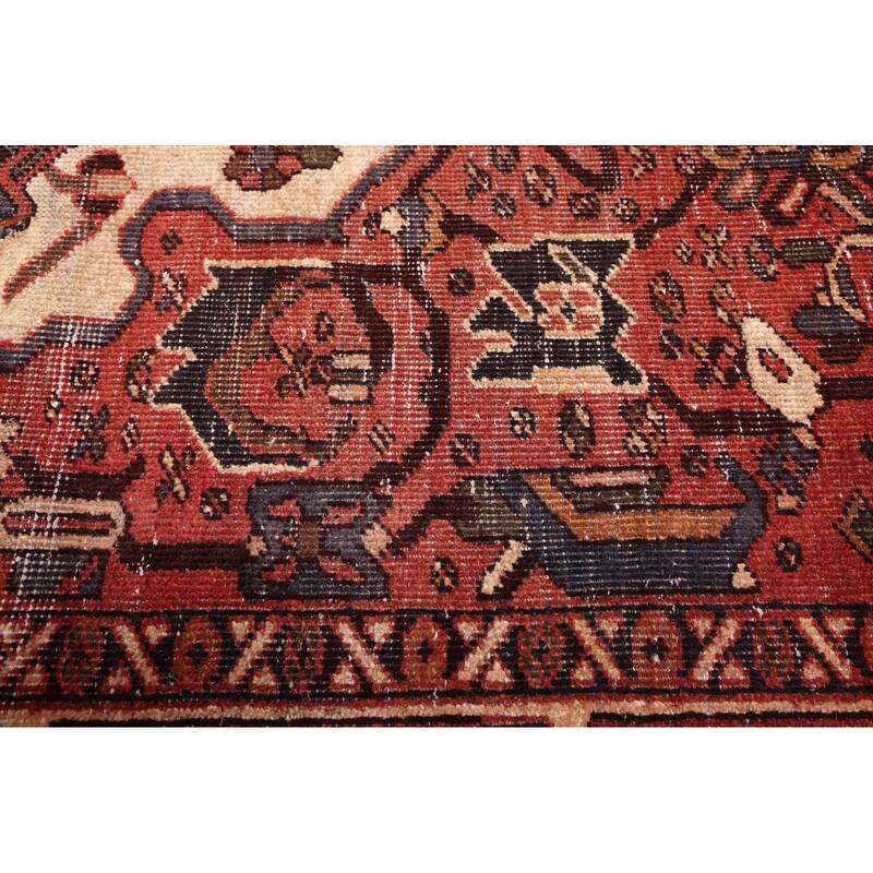 ECARPETGALLERY Hand-knotted Antalya Vintage Dark Copper Wool Rug - 4'8 x 6'5