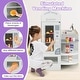 preview thumbnail 7 of 8, Gymax Kids Wooden Grocery Store Playset w/ Realistic Checkout Counter