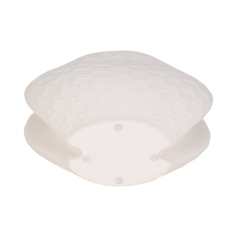 Sagebrook Home Elphantine 3D Printed Vase, Ivory/Beige, Bud, Texture