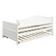 preview thumbnail 66 of 84, Arched Backrest Daybed Wood Slat Support Sofa Bed with 2 Drawers or Trundle Bed, Classic Twin Daybed Frame