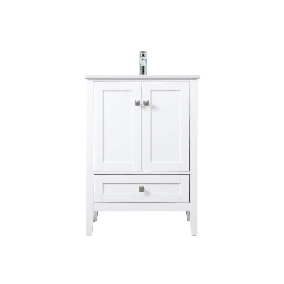 Elegant Lighting VF21124 Hamilton 24" Free Standing Single Basin
