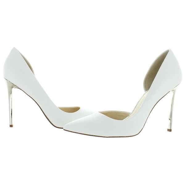 white jessica simpson pumps