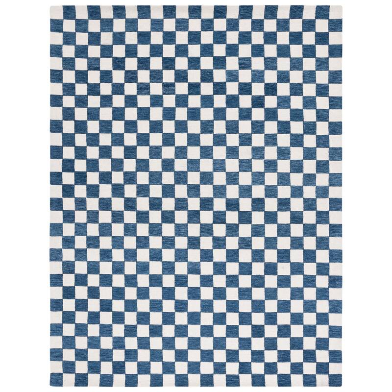 SAFAVIEH Handmade Martha Stewart Collection Berthild Checkered Wool Rug