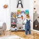 preview thumbnail 3 of 8, Costway Kids Toy and Book Organizer Children Wooden Storage Cabinet w/ - See Details
