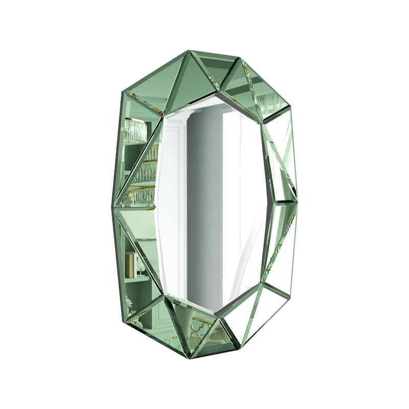 Diamond Beveled Edge Bathroom Wall Vanity Mirror