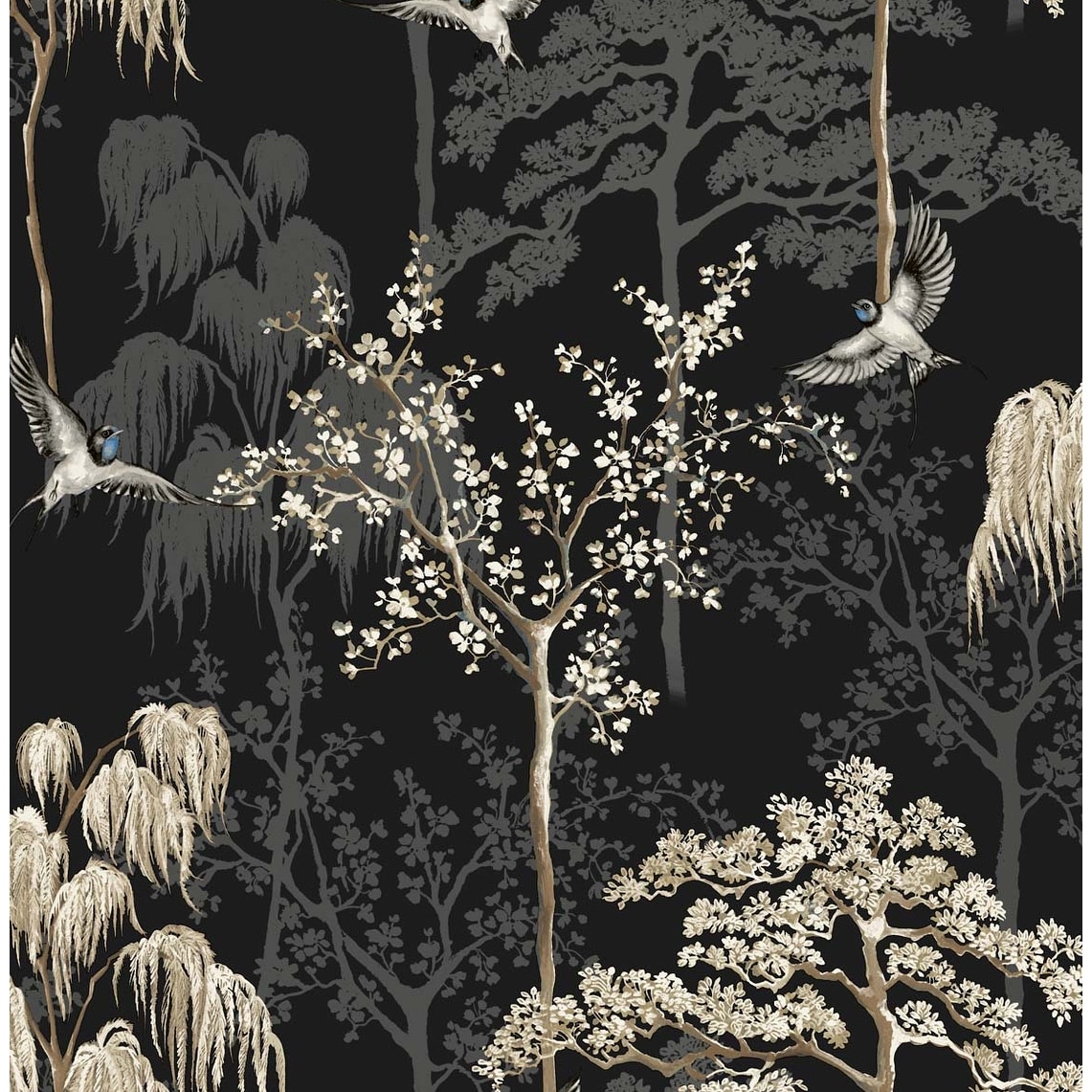 Arthouse Bird Garden Peel and Stick Wallpaper - Bed Bath
