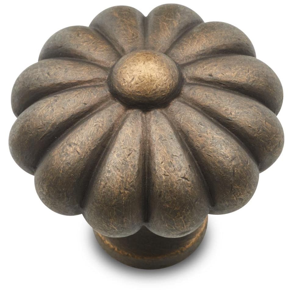 RK International CK 3248 Large Melon 1-1/2" Solid Metal Flower