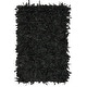 preview thumbnail 45 of 90, SAFAVIEH Handmade Leather Shag Alois Modern Rug 3' x 5' - Black - Rectangle