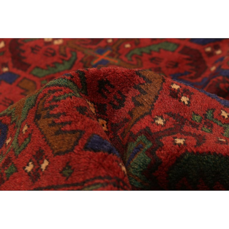 Teimani Red Rug 3'9" x 6'0" - 3'9 x 6'0