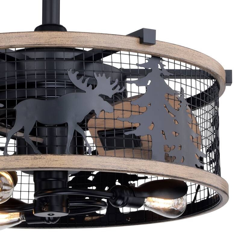 Vaxcel Lighting Kodiak 21" 3 Blade LED Indoor Ceiling Fan with Remote