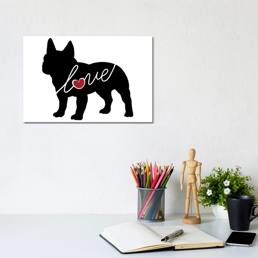 iCanvas "French Bulldog" by Traci Anderson Canvas Print